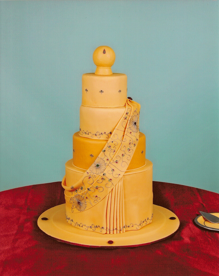 Saree Wedding Cake