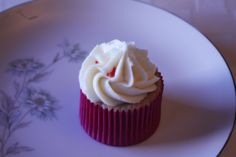 Raspberry White Chocolate cupcakes
