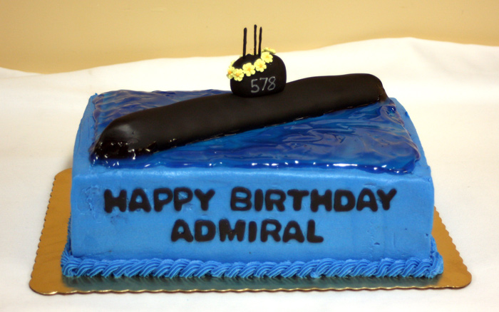 Naval Submarine Cake