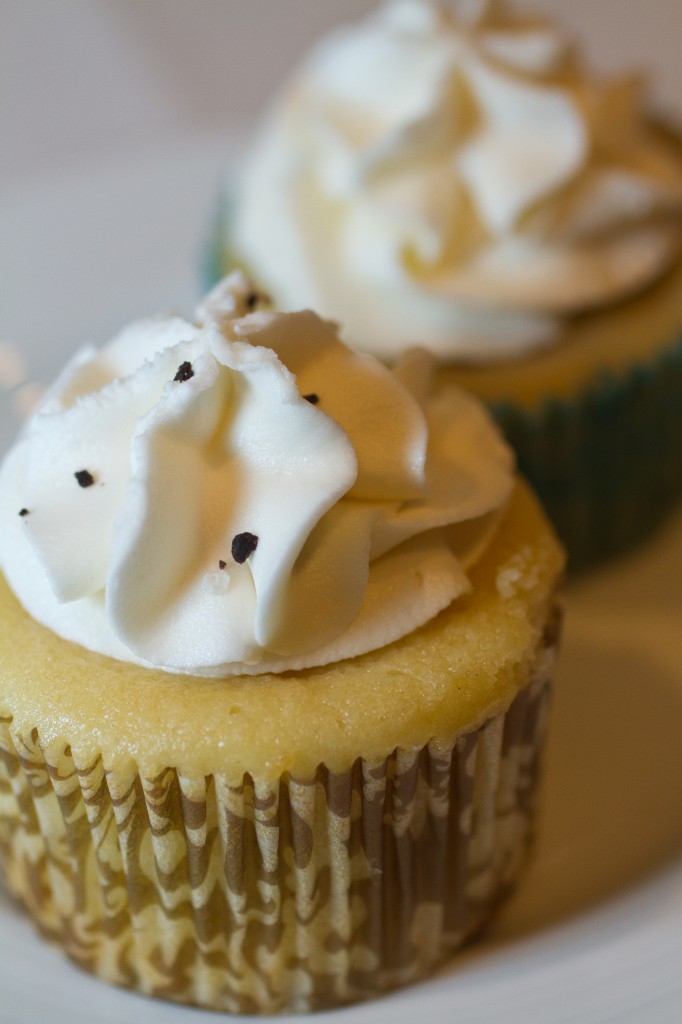Closeup of some cupcakes