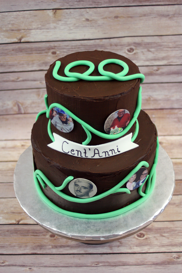 100 year birthday cake