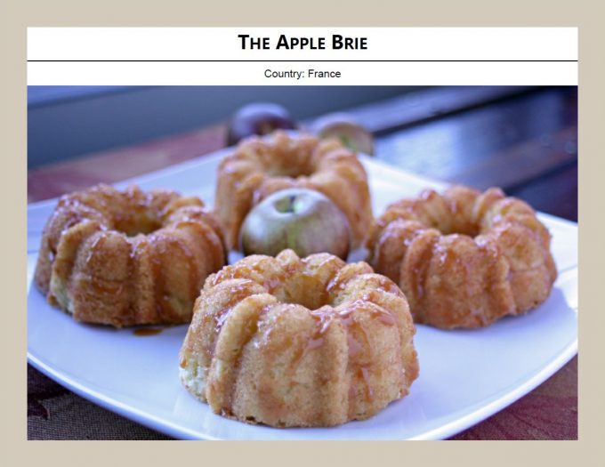 example picture from Cakes without borders volume 1 of apple brie cake