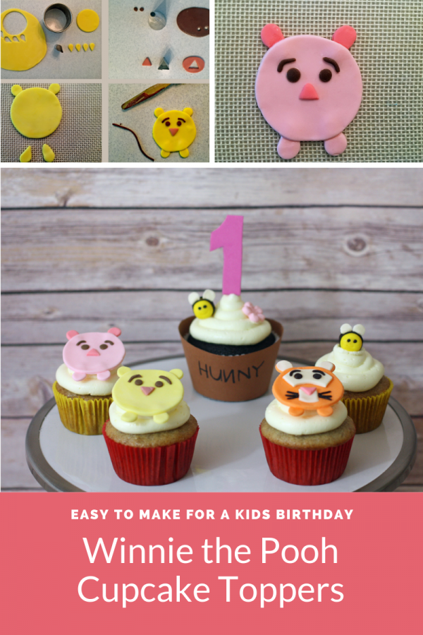 winnie the pooh cupcake topper infographic