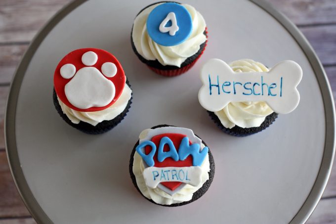Paw patrol cupcake toppers